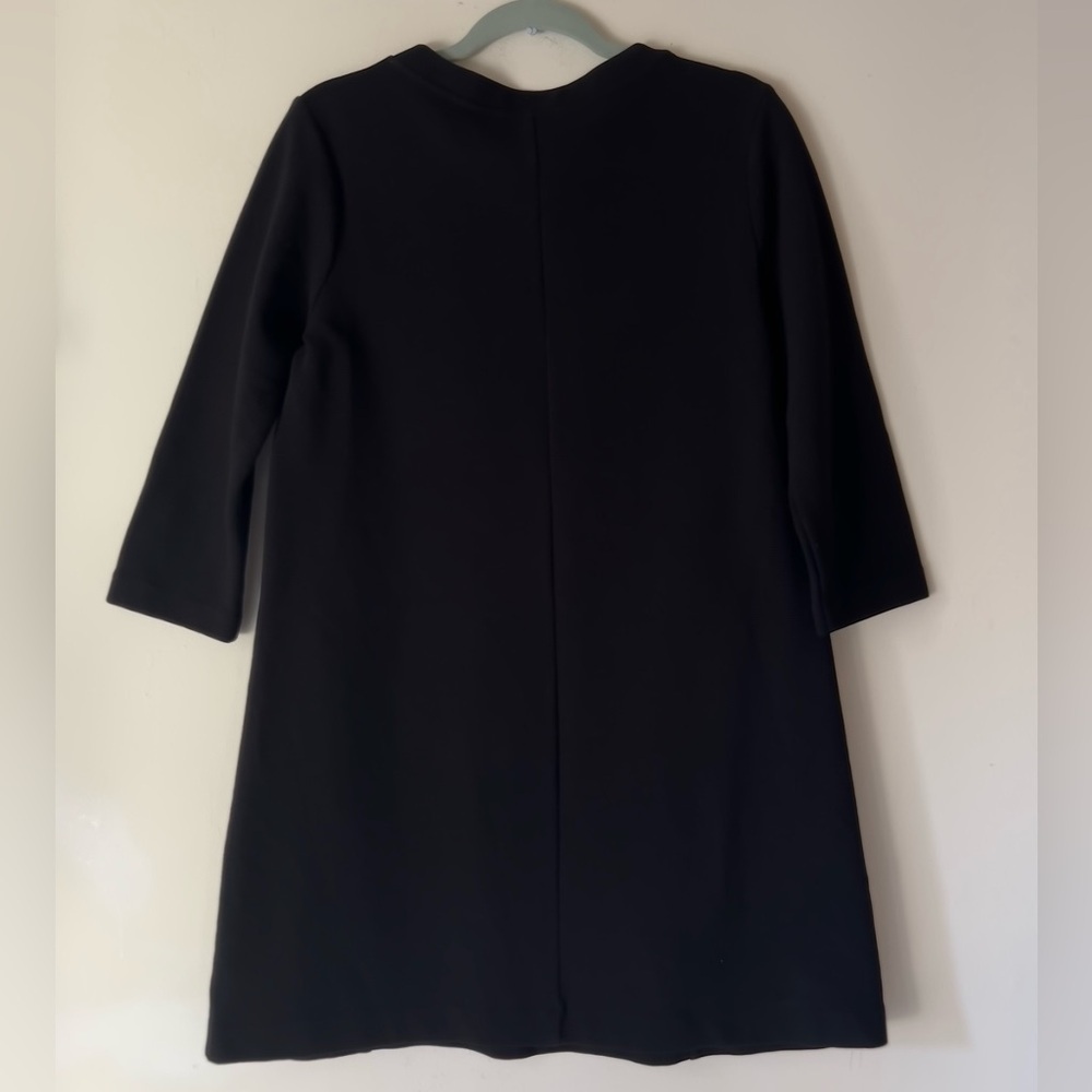Boden Ribbed Ottoman Shift Black Dress Sz US 8P - Picture 4 of 8